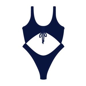NAVY Blue one piece - Basically Swim